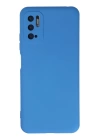 BFS  Xiaomi Redmi Note 10 5G Kılıf Nano içi Kadife Silikon - Mavi