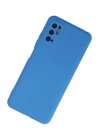 BFS  Xiaomi Redmi Note 10 5G Kılıf Nano içi Kadife Silikon - Mavi