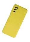 BFS  Xiaomi Redmi Note 10 5G Kılıf Nano içi Kadife Silikon - Sarı