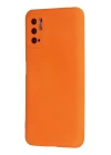 BFS  Xiaomi Redmi Note 10 5G Kılıf Nano içi Kadife Silikon - Turuncu