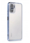 BFS Xiaomi Redmi Note 10 Kılıf Lensli Silikon - Açık Mavi