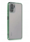 BFS Xiaomi Redmi Note 10 Kılıf Lensli Silikon - Yeşil