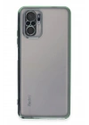 BFS Xiaomi Redmi Note 10 Kılıf Lensli Silikon - Yeşil