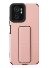 BFS  Xiaomi Redmi Note 10 Kılıf Mega Standlı Silikon - Pudra