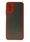 BFS  Xiaomi Redmi Note 10 Kılıf Montreal Silikon Kapak - Kırmızı