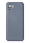 BFS  Xiaomi Redmi Note 10 Kılıf Nano içi Kadife Silikon - Gri