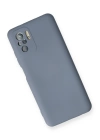 BFS  Xiaomi Redmi Note 10 Kılıf Nano içi Kadife Silikon - Gri
