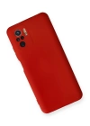 BFS  Xiaomi Redmi Note 10 Kılıf Nano içi Kadife Silikon - Kırmızı