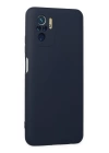 BFS  Xiaomi Redmi Note 10 Kılıf Nano içi Kadife Silikon - Lacivert