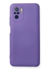BFS  Xiaomi Redmi Note 10 Kılıf Nano içi Kadife Silikon - Mor