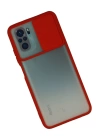 BFS  Xiaomi Redmi Note 10 Kılıf Palm Buzlu Kamera Sürgülü Silikon - Kırmızı