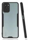 BFS  Xiaomi Redmi Note 10 Kılıf Platin Silikon - Siyah