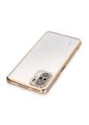 BFS  Xiaomi Redmi Note 10 Kılıf Razer Lensli Silikon - Gold