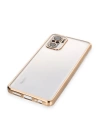 BFS  Xiaomi Redmi Note 10 Kılıf Razer Lensli Silikon - Gold