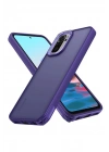 BFS Xiaomi Redmi Note 10 Pro Kılıf Elegant Kapak - Derin Mor