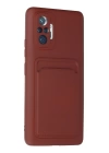 BFS  Xiaomi Redmi Note 10 Pro Kılıf Kelvin Kartvizitli Silikon - Bordo