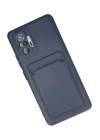 BFS  Xiaomi Redmi Note 10 Pro Kılıf Kelvin Kartvizitli Silikon - Lacivert
