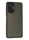BFS  Xiaomi Redmi Note 10 Pro Kılıf Montreal Silikon Kapak - Siyah