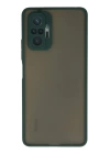 BFS  Xiaomi Redmi Note 10 Pro Kılıf Montreal Silikon Kapak - Yeşil