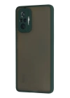 BFS  Xiaomi Redmi Note 10 Pro Kılıf Montreal Silikon Kapak - Yeşil