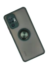BFS  Xiaomi Redmi Note 10 Pro Kılıf Montreal Yüzüklü Silikon Kapak - Yeşil