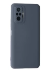 BFS  Xiaomi Redmi Note 10 Pro Kılıf Nano içi Kadife Silikon - Gri