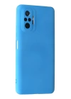 BFS  Xiaomi Redmi Note 10 Pro Kılıf Nano içi Kadife Silikon - Mavi