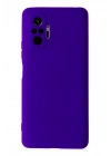 BFS  Xiaomi Redmi Note 10 Pro Kılıf Nano içi Kadife Silikon - Mor