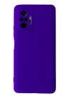 BFS  Xiaomi Redmi Note 10 Pro Kılıf Nano içi Kadife Silikon - Mor
