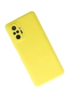 BFS  Xiaomi Redmi Note 10 Pro Kılıf Nano içi Kadife Silikon - Sarı