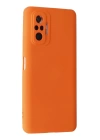 BFS  Xiaomi Redmi Note 10 Pro Kılıf Nano içi Kadife Silikon - Turuncu
