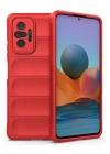 BFS Xiaomi Redmi Note 10 Pro Kılıf Optimum Silikon - Kırmızı