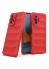 BFS  Xiaomi Redmi Note 10 Pro Kılıf Optimum Silikon - Kırmızı