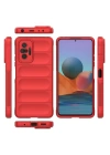 BFS  Xiaomi Redmi Note 10 Pro Kılıf Optimum Silikon - Kırmızı