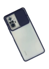 BFS  Xiaomi Redmi Note 10 Pro Kılıf Palm Buzlu Kamera Sürgülü Silikon - Lacivert