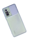 BFS  Xiaomi Redmi Note 10 Pro Kılıf Palm Buzlu Kamera Sürgülü Silikon - Lila