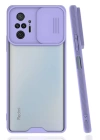 BFS  Xiaomi Redmi Note 10 Pro Kılıf Platin Kamera Koruma Silikon - Lila