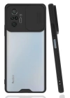 BFS  Xiaomi Redmi Note 10 Pro Kılıf Platin Kamera Koruma Silikon - Siyah