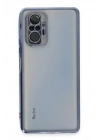 BFS  Xiaomi Redmi Note 10 Pro Kılıf Razer Lensli Silikon - Açık Mavi