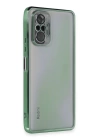 BFS  Xiaomi Redmi Note 10 Pro Kılıf Razer Lensli Silikon - Yeşil