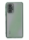 BFS  Xiaomi Redmi Note 10 Pro Kılıf Razer Lensli Silikon - Yeşil