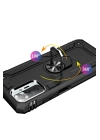 BFS  Xiaomi Redmi Note 10 Pro Kılıf Sofya Yüzüklü Silikon Kapak - Siyah
