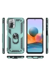 BFS  Xiaomi Redmi Note 10 Pro Kılıf Sofya Yüzüklü Silikon Kapak - Yeşil