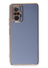 BFS  Xiaomi Redmi Note 10 Pro Kılıf Volet Silikon - Mavi