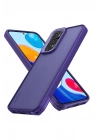 BFS  Xiaomi Redmi Note 11 Kılıf Elegant Kapak - Derin Mor