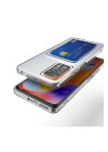 BFS  Xiaomi Redmi Note 11 Kılıf Kart Şeffaf Silikon - Şeffaf