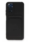 BFS Xiaomi Redmi Note 11 Kılıf Kelvin Kartvizitli Silikon - Siyah