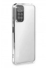 BFS  Xiaomi Redmi Note 11 Kılıf  Lensli Silikon - Gümüş