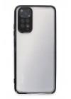 BFS  Xiaomi Redmi Note 11 Kılıf  Lensli Silikon - Siyah