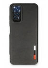 BFS Xiaomi Redmi Note 11 Kılıf Loop Deri Silikon - Siyah